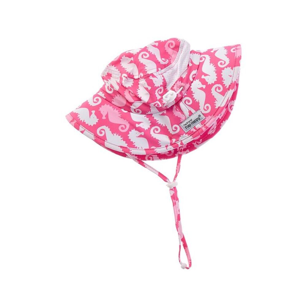 Flap Happy Girls Printed Bucket Hat, Pink